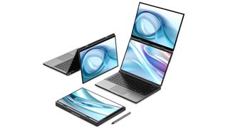 GPD Duo Dual-Screen is a 13.3-inch productivity laptop with two foldable OLED displays